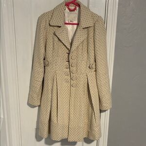 XOXO Woven Heavy Beige Coat